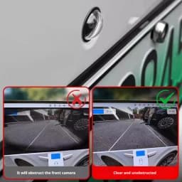 SEAMETAL 2/4Pcs Car Camera Lens Protector Cover Waterproof Dustproof Car Camera Guards Anti Scratch Transparent Protection Cover