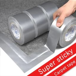 Super Sticky Cloth Duct Tape - Heavy Duty Industrial Adhesive Tape Waterproof for Carpet Binding Floor Repair Bundling