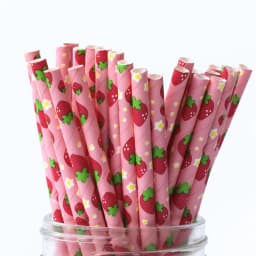 25pcs Metallic Gold heart star Foil Stripe Paper Straws Silver chevron Wedding Party Decor