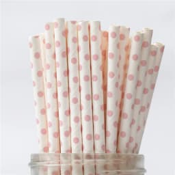 25pcs Metallic Gold heart star Foil Stripe Paper Straws Silver chevron Wedding Party Decor