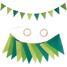 12 Flags/13 Flags Pennant flags Hessian Wedding Party Decor Bunting Vintage Photo Prop Banners Home Baby Shower Carnival Garland