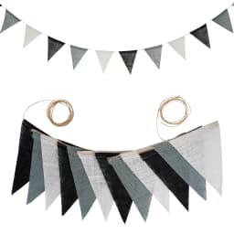 12 Flags/13 Flags Pennant flags Hessian Wedding Party Decor Bunting Vintage Photo Prop Banners Home Baby Shower Carnival Garland