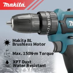 Makita 18V Battery 5.0Ah Li-Ion LXT Battery for Makita Power Tools Drill Saw Set Fast High Torque Air Cannon Car Tire Repair