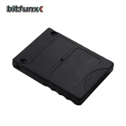 Bitfunx Black Empaty Memory 8Card 8MB/16MB/32MB/64MB/128MB/256MB Game Save for Playstation 2 PS2 Game Console