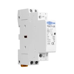 TOMZN TOCT1 2P 16A 20A 25A 220V/230V 50/60Hz Din Rail Household AC Modular Contactor 2NO or 1NO 1NC