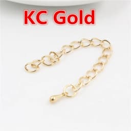 20pcs/lot 50mm/70mm 5*4mm Tone Extended Extension Tail Chain Necklace Tail Chain Connector Findings For Bracelet Base Tray