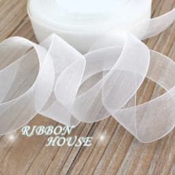 (50 Yards/Roll) Organza Ribbon Wholesale Gift Wrapping Decoration Christmas Silk Ribbons Lace Fabric 12/15/20/25/40/50mm