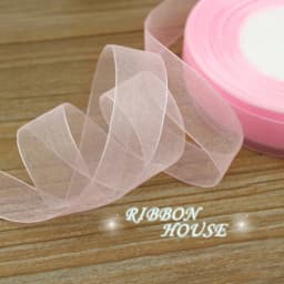 (50 Yards/Roll) Organza Ribbon Wholesale Gift Wrapping Decoration Christmas Silk Ribbons Lace Fabric 12/15/20/25/40/50mm