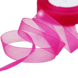 (50 Yards/Roll) Organza Ribbon Wholesale Gift Wrapping Decoration Christmas Silk Ribbons Lace Fabric 12/15/20/25/40/50mm
