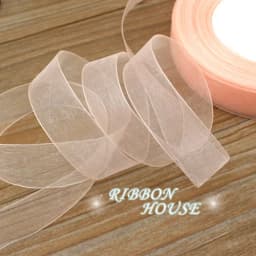 (50 Yards/Roll) Organza Ribbon Wholesale Gift Wrapping Decoration Christmas Silk Ribbons Lace Fabric 12/15/20/25/40/50mm