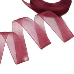 (50 Yards/Roll) Organza Ribbon Wholesale Gift Wrapping Decoration Christmas Silk Ribbons Lace Fabric 12/15/20/25/40/50mm