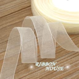 (50 Yards/Roll) Organza Ribbon Wholesale Gift Wrapping Decoration Christmas Silk Ribbons Lace Fabric 12/15/20/25/40/50mm