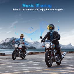Fodsports M1-S Plus Music Share Motorcycle Helmet Intercom for 10 Riders Wireless Bluetooth Intercomunicador Speakers Intercoms