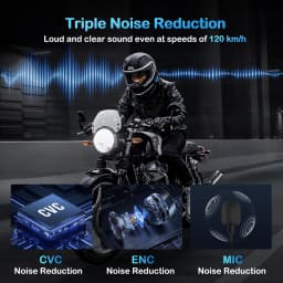 Fodsports M1-S Plus Music Share Motorcycle Helmet Intercom for 10 Riders Wireless Bluetooth Intercomunicador Speakers Intercoms
