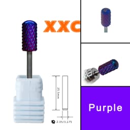 Right Hand 6.6 Large Round Top Blue Blade Carbide Strongest Barrel Nail Drill Bit and Best remover for Powder