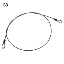 Safety Cable Steel Wire Rope 50cm For Outdoor Sports Bike Lock Guard Security Luggage