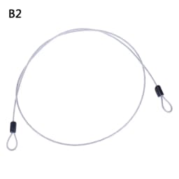 Safety Cable Steel Wire Rope 50cm For Outdoor Sports Bike Lock Guard Security Luggage
