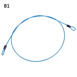 Safety Cable Steel Wire Rope 50cm For Outdoor Sports Bike Lock Guard Security Luggage