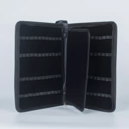 New Leather Large Capacity Fountain Pencil Case 48 Slots Pen Bag Writing Holder Supplies Accessories