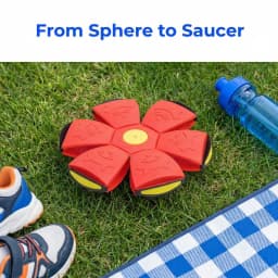 Flying UFO Throw Disc Ball – Outdoor Garden Basketball Game Toy for Kids, Flat Throw Flying Disc Fun Activity Toys