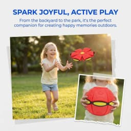 Flying UFO Throw Disc Ball – Outdoor Garden Basketball Game Toy for Kids, Flat Throw Flying Disc Fun Activity Toys