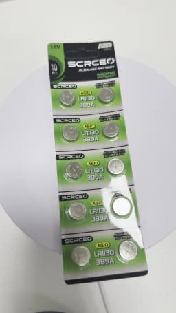 Premium High Capacity AG10 LR1130 389A LR54 L1131 SR1130 1.5V Button Coin Cell Battery for Watch Calculator Laser Toys
