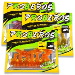 Sunlure 6 Unique Colors Shapes Sea Bass Trout Seawater Fishing Bait 10PC/Bag Ribbed Insect Shaped Design Biomimetic Soft Lures