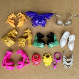 1/6 Monster Doll Accessories Clothing Shoes Belts Necklace Glasses Joints Body DIY Decorantions