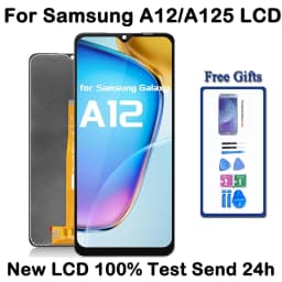 100% Test For Samsung A12 LCD A125F SM-A125F A125 Display Touch Screen Digitizer For Samsung A12 Screen Replacement