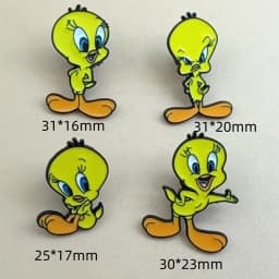 8pcs Cute Yellow Duck Enamel Pins Creative Cartoon Animal Lapel Brooch Badge Backpack Clothing Hat Accessories For Kids Gift