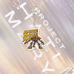 Project Hail Mary Mission Crest Acrylic Keychain Bag Charm Accessories Rocky Space Andy Weir Astrophage Keyrings Pendant