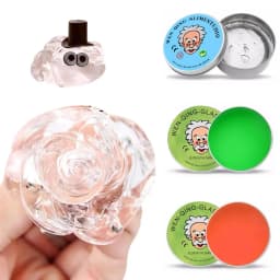 2026 Lab Putty Crystal Clear Glass Best Thinking Smart Crazy Stress Putty with Tin, Sensory & Bouncing Toy Children Gifts