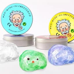 2026 Lab Putty Crystal Clear Glass Best Thinking Smart Crazy Stress Putty with Tin, Sensory & Bouncing Toy Children Gifts