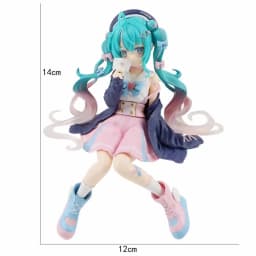 New Anime Hatsune Miku Action Figure Kawaii Collection Model Pink Sakura Kawaiii Doll Collectible Toys Cake Decor