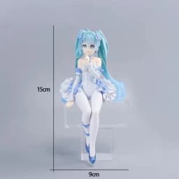 New Anime Hatsune Miku Action Figure Kawaii Collection Model Pink Sakura Kawaiii Doll Collectible Toys Cake Decor