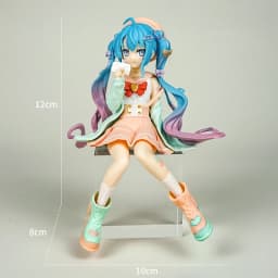 New Anime Hatsune Miku Action Figure Kawaii Collection Model Pink Sakura Kawaiii Doll Collectible Toys Cake Decor