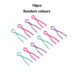 10/30/50pcs Mixed Color Plastic Bobbin Clips Clamp Thread Spools Clips Sewing Accessories