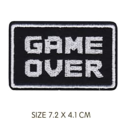 Cartoon Animal Game Embroidered Patches For Clothes Diy Mushroom Cute Iron On Patches Applique Thermal Stickers On Clothes