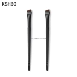 KSHBO 2pcs/set Brow Contour Brush Eyebrow Eyeliner Brush Portable Small Angled Eyebrow Liner Brush Women Makeup Cosmetic Tools