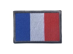 NEW France Flag IR Infrared Embroidered Patches Tactical Military Patch Nylon Reflective French Flag Emblem Embroidery Badges