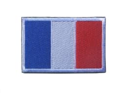 NEW France Flag IR Infrared Embroidered Patches Tactical Military Patch Nylon Reflective French Flag Emblem Embroidery Badges