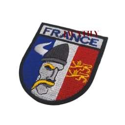 NEW France Flag IR Infrared Embroidered Patches Tactical Military Patch Nylon Reflective French Flag Emblem Embroidery Badges