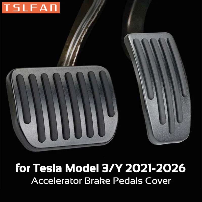 for Tesla Model 3 Y 2021-2025 Highland Juniper 2pcs Aluminum Alloy Brake Accelerator Foot Pedals Cover Car Accessories