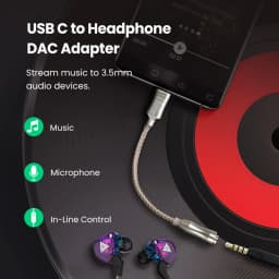 CX31993 USB Type-C to 3.5mm Audio Interface Headphone Amplifier HiFi DAC Earphone Sound Amplifier 32bit 384kHz Audio Adapter