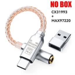 CX31993 USB Type-C to 3.5mm Audio Interface Headphone Amplifier HiFi DAC Earphone Sound Amplifier 32bit 384kHz Audio Adapter