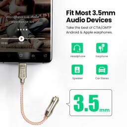 CX31993 USB Type-C to 3.5mm Audio Interface Headphone Amplifier HiFi DAC Earphone Sound Amplifier 32bit 384kHz Audio Adapter