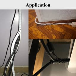 1/5M Winding Tube 8/10/14/16/20/25mm Wire Organizer Cable Protection Sleeve Tube Protection Sleeve Spiral Wrap Winding Protector
