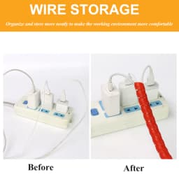 1/5M Winding Tube 8/10/14/16/20/25mm Wire Organizer Cable Protection Sleeve Tube Protection Sleeve Spiral Wrap Winding Protector