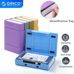 ORICO 3.5 Inch IDE SATA HDD Caddy Case External Hard Drive Disk Storage Box For HDD Enclosure Cases 3.5 Inch HDD Box Multi Color
