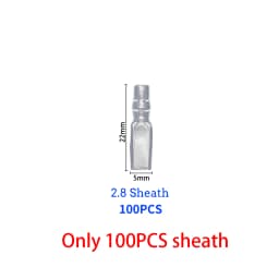 100Pcs/lot 2.8/4.8/6.3mm Female and male Crimp Terminal Connector Gold Brass/Silver Car Speaker Electric Wire Connectors Set